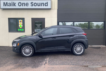 2021 Kia Kona with professional window tint in North Bay